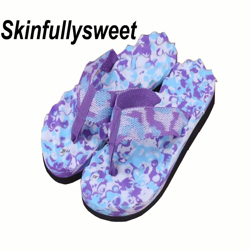 

2018 Casual Slippers Women's Summer Massage Camouflage Slippers Sandals Slippers Indoor And Outdoor Sandals Flip-flops