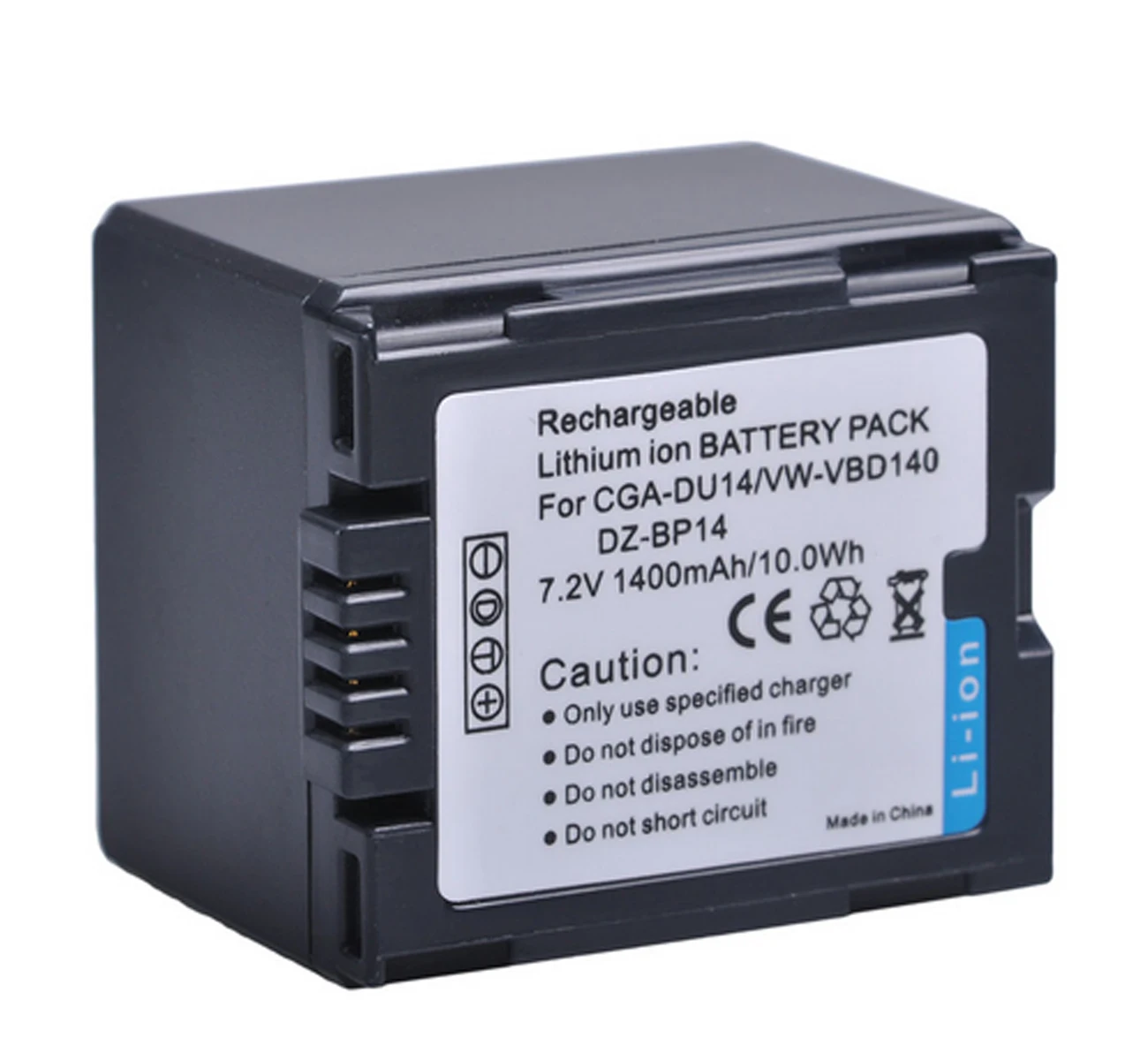 

Battery Pack for Panasonic NV-GS21, NV-GS22, NV-GS25, NV-GS27, NV-GS30, NV-GS33, NV-GS35, NV-GS37, NV-GS400, NV-GS500 Camcorder