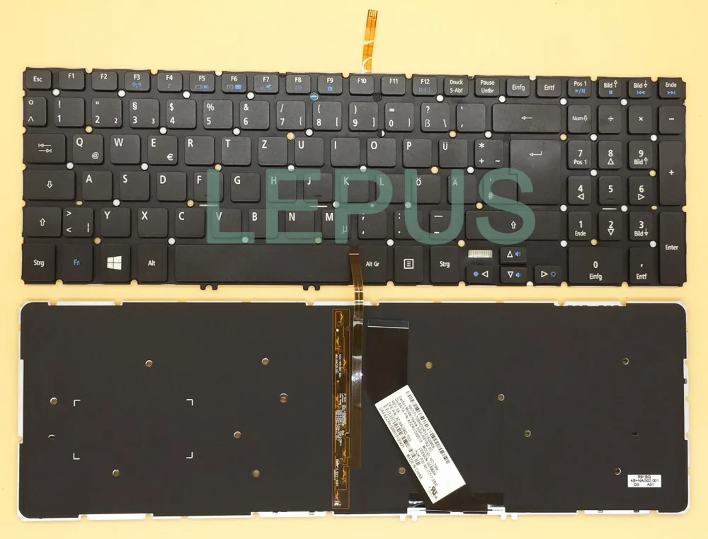 

laptop keyboard for Acer Aspire V5-552 V5-552G V5-552P V5-572 V5-572G V5-572P V5-573 V5-573G V5-573P German GR backlit