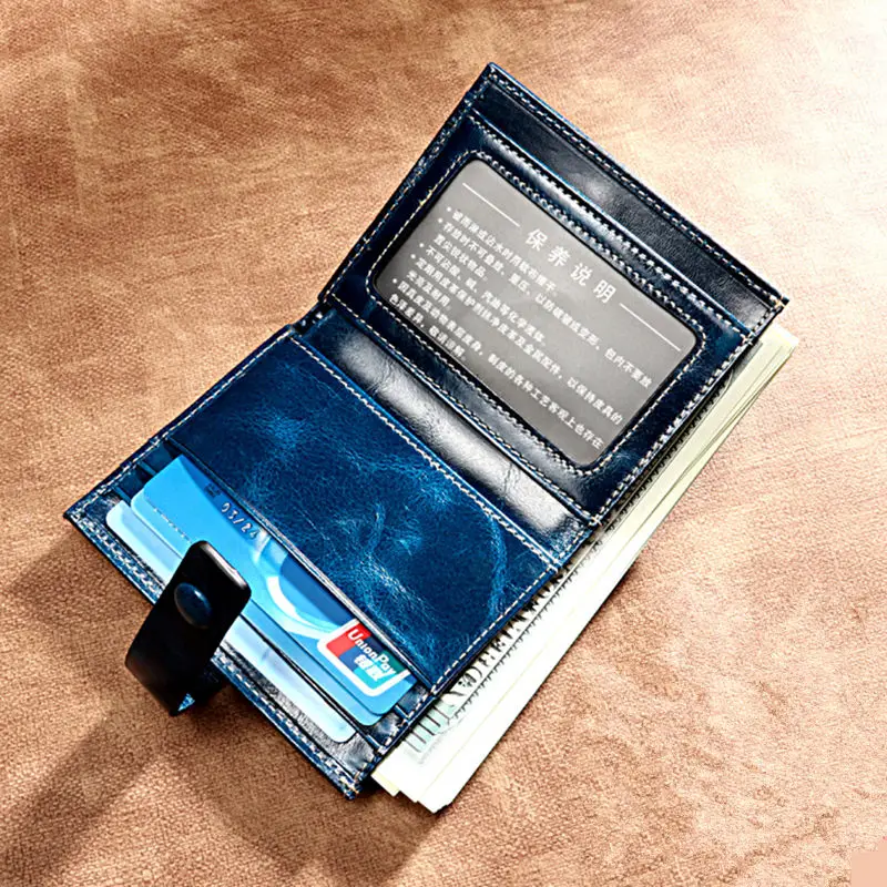 

Fashion Wallet Women Genuine Leather Wallets Female Zipper Design Coin Purse ID Card Holder Unisex Slim Wallet Brand Retro Purse