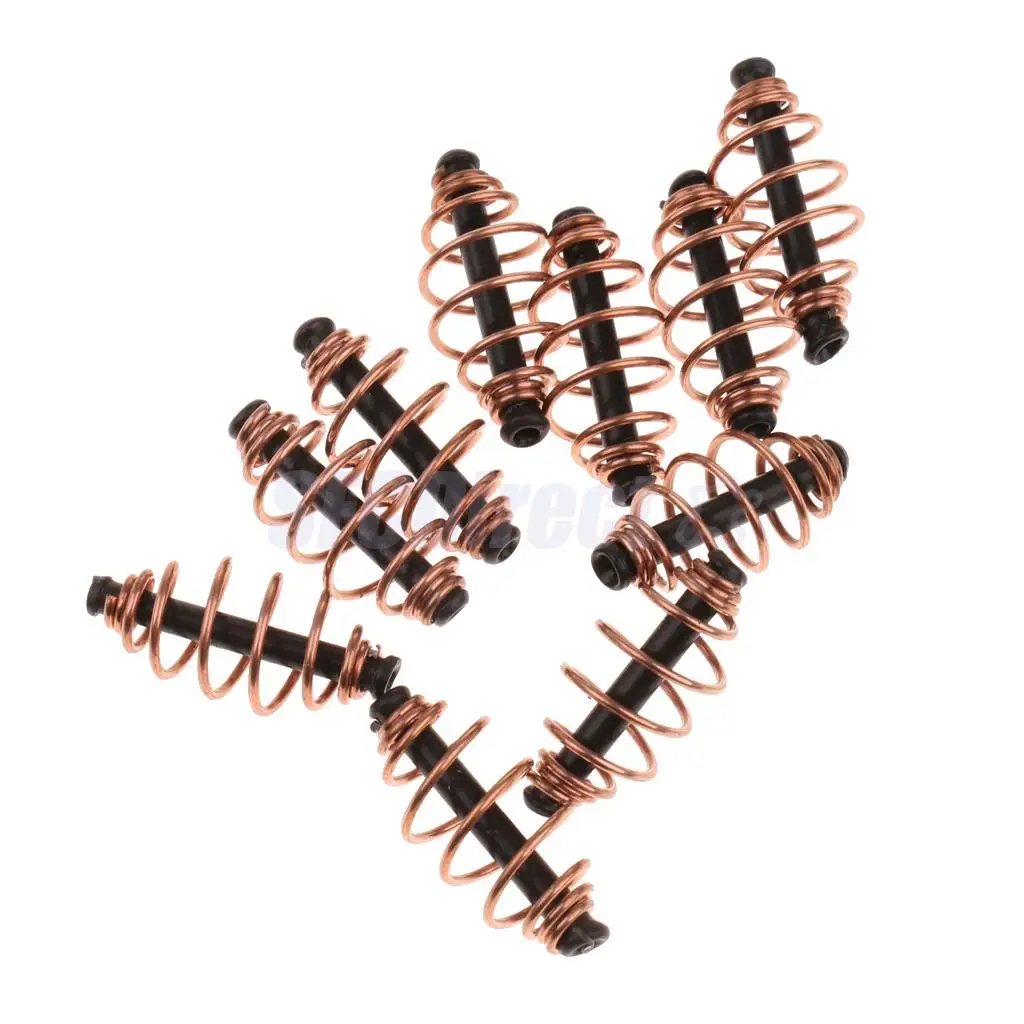 10pcs Spring/Coil Inline Fishing Feeder Coarse Carp Fishing Tackle Baits Cage S M L