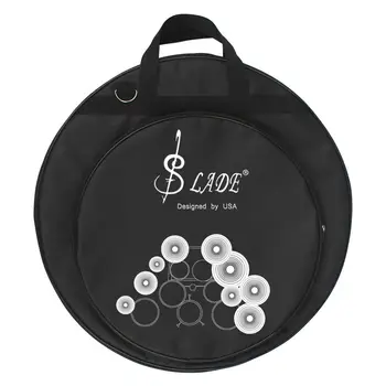 

New SLADE 21-Inch Three Pockets Cymbal Bag backpack with Removable Divider Shoulder Strap Percussion Instrument