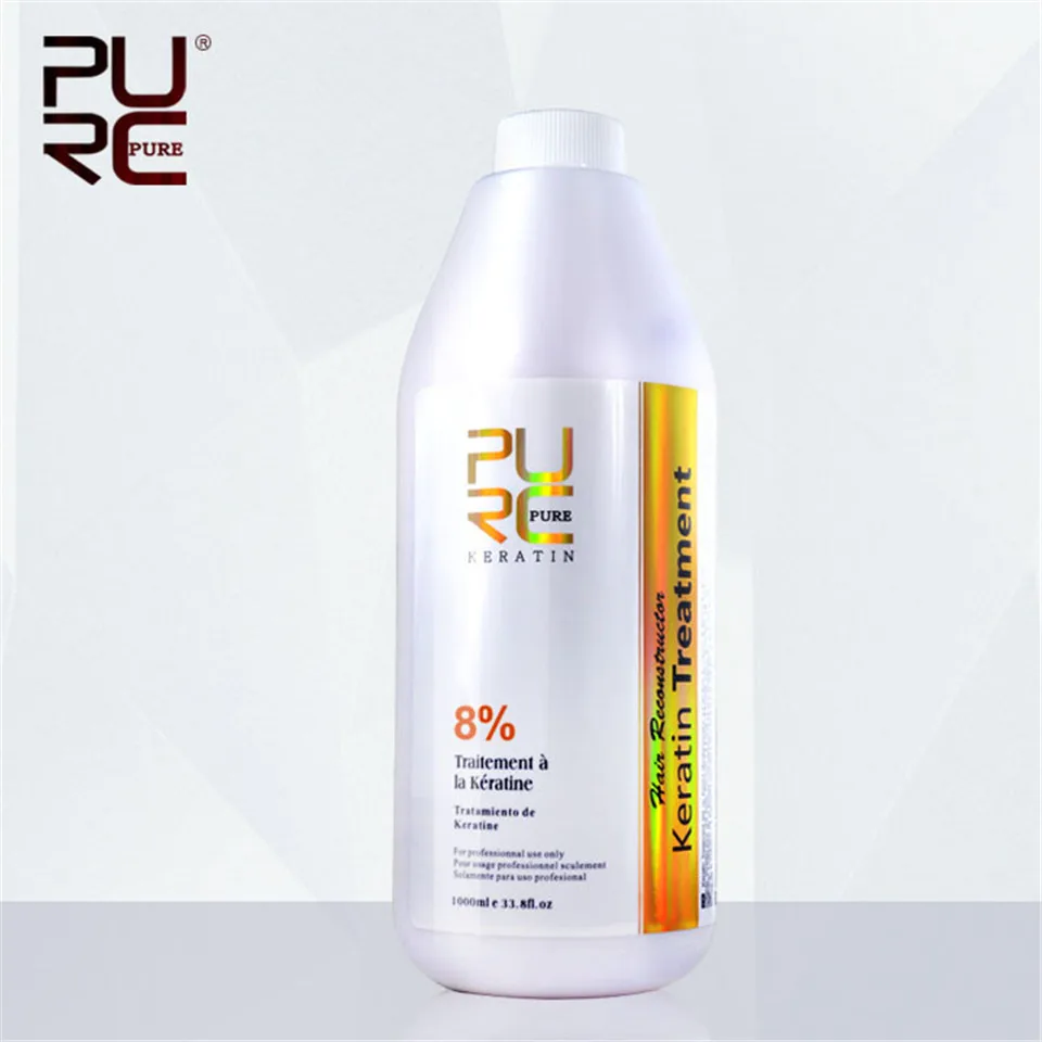PURC 8% Formalin Brazilian Keratin Hair Treatment 1000ml Straightening For Hair Moisturizing Repair Damage Hair Makes Hair Shiny цена PURC 8% Formalin Brazilian Keratin Hair Treatment 1000ml Straightening For Hair Moisturizing Repair Damage Hair Makes Hair Shiny цены онлайн