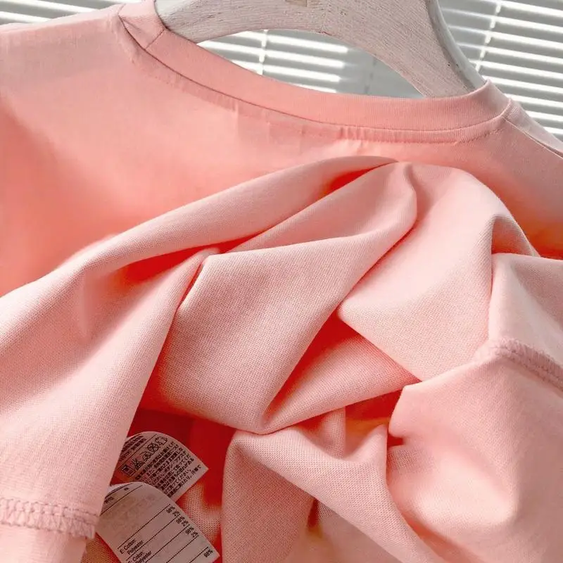 Women Running Shirt Quick Dry T-Shirts Summer Slim Tees Sport Cotton Breathable Heart Printed T Shirts student New Trend