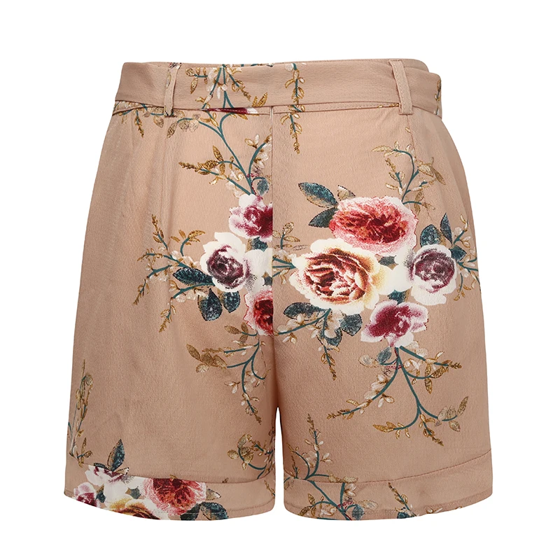 Woman High Waist Shorts 2019 Womens Floral Printed Casual Loose Short Bottom Ladies Sexy Boho Beach Shorts Summer Fashion Shorts