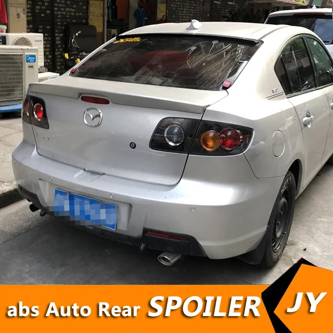 

For MAZDA M3 Spoiler 2006-2013 MAZDA M3 spoiler High Quality ABS Material Car Rear Wing Primer Color Rear Spoiler