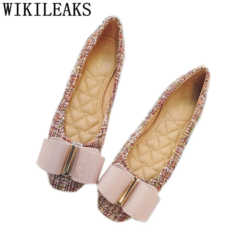 ladies pink flats