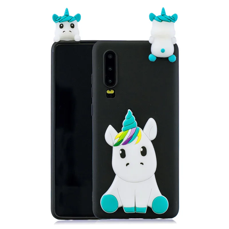 Силиконовый чехол FLYKYLIN для huawei P30 Pro чехол s для huawei P20 Lite P10 Lite чехол на P8 Lite Капа 3D кукольные игрушки чехол для телефона