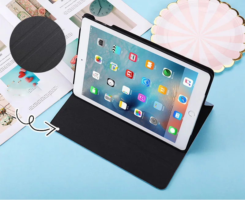 Чехол для IPad 2/3/4 новинка мраморный Тонкий чехол из искусственной кожи с защитой