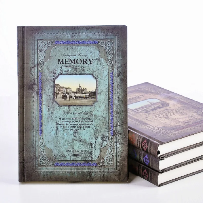 

European-style Thick Retro Magic Book Notebook A5 Hard Surface Notepad Birthday Valentine's Day Gift Travelers WJ-XXWJ459-