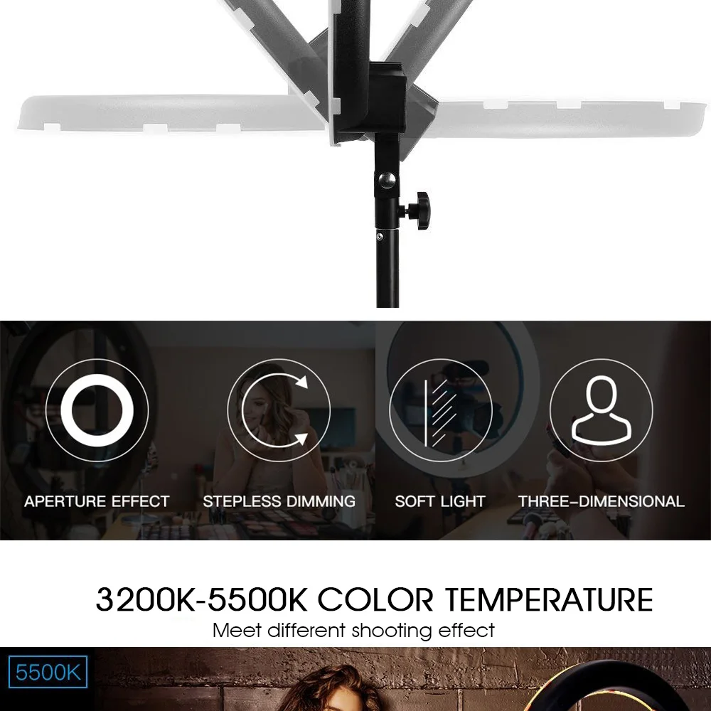 k-5500 k cri90 55 w 512 leds