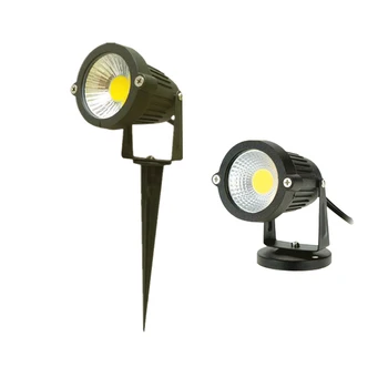 

220V 110V 3W 5W Outdoor LED Garden Lawn Light Landscape Lamp Spike Waterproof 12V Path Bulb Warm White Green Spot Lights