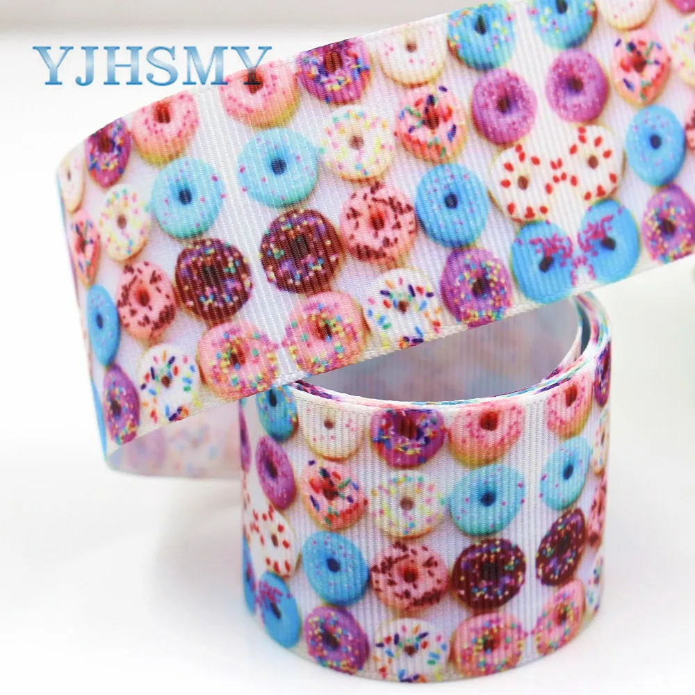 YJHSMY G 18716 611 38 мм 5 ярдов Мультяшные печатные корсажные ленты DIY ручная работа
