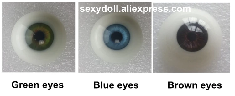 Japanese silicone sex doll eyes color