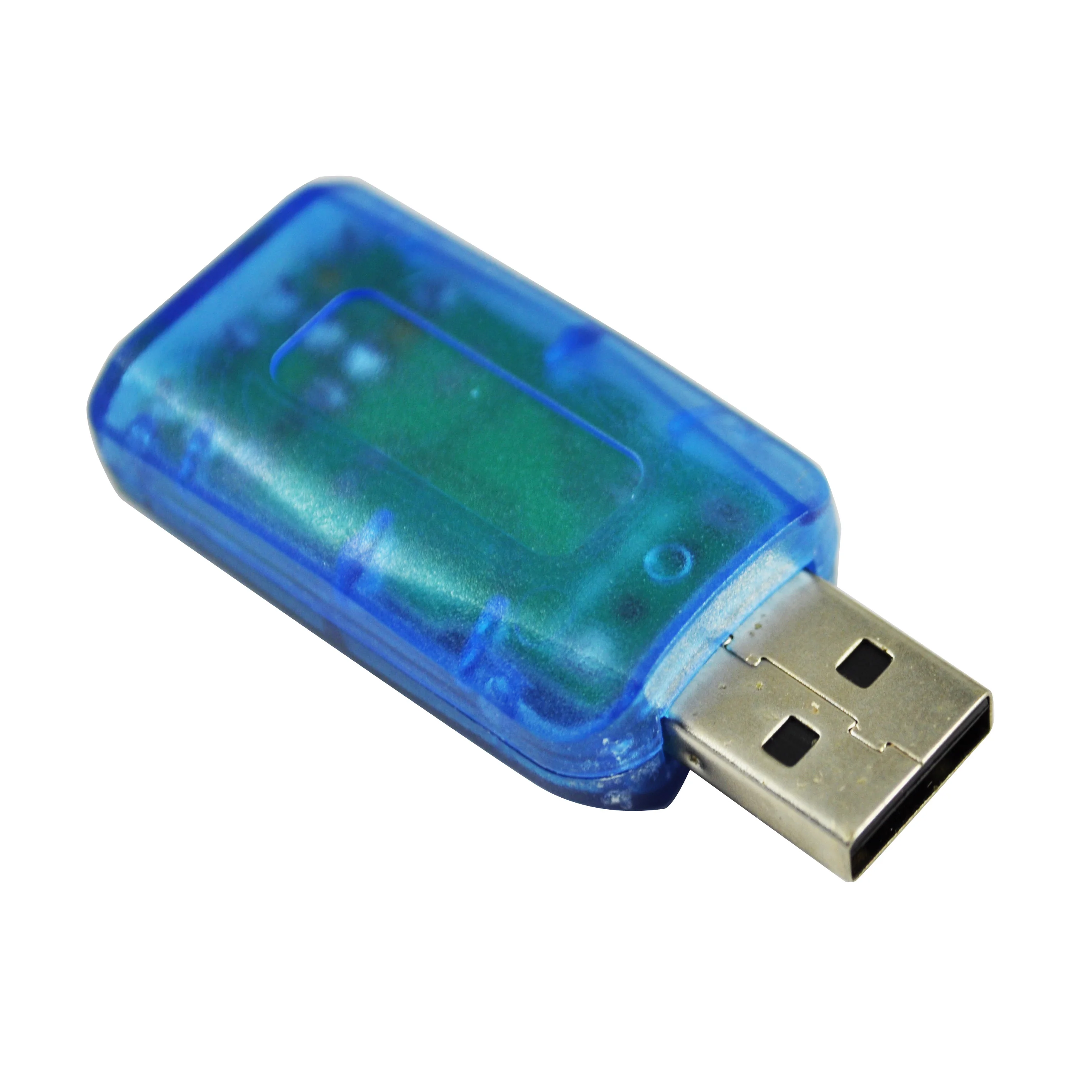 Внешний USB 2,0 5,1 CH 3D Звуковая карта аудио адаптер