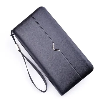

Men's wallet long bag multifunctional leisure business Mobile Phone Wallet male hand bag zipper bag