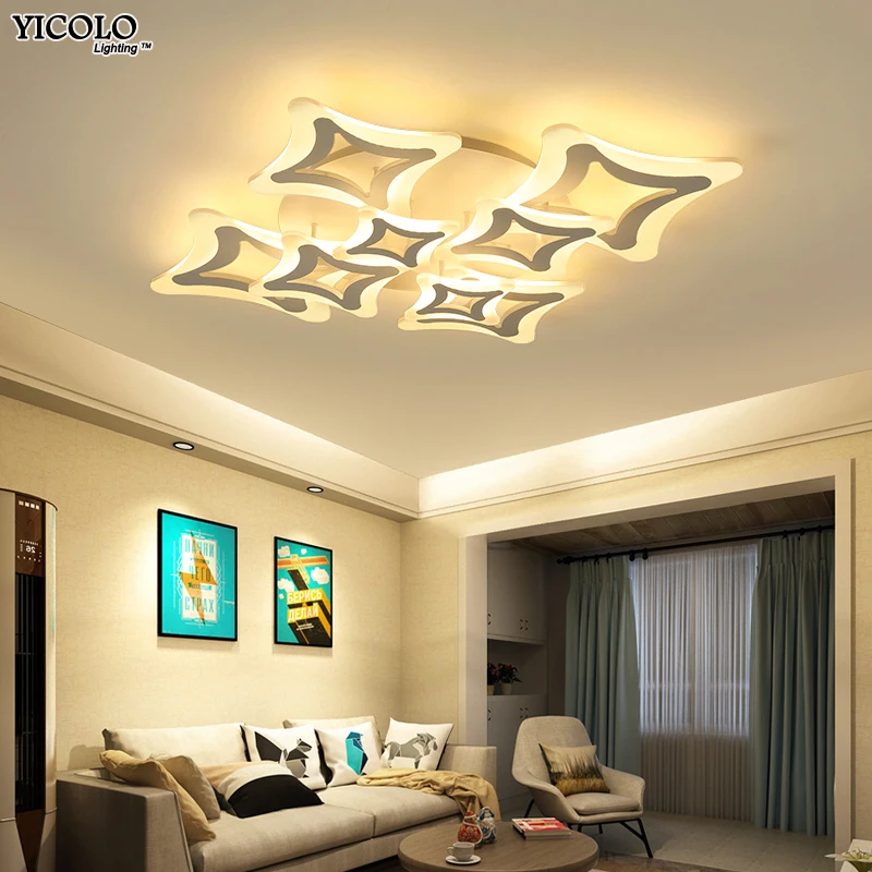 

Surface Mounted Led Ceiling Lights with remote control For Living Room Light Fixture Indoor Lighting home Decorative Lampshade