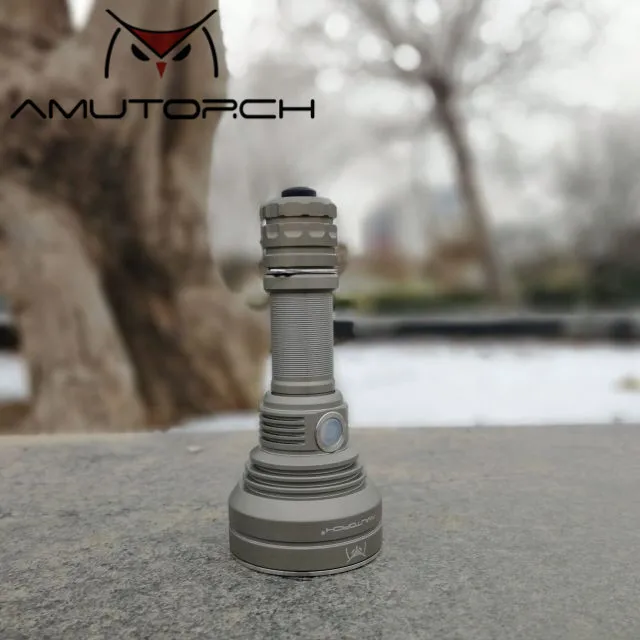 Amutorch новейший TC500 2200LM мощный яркий портативный светодиодный фонарик с переключателем 1*21700 батарея тактический фонарь