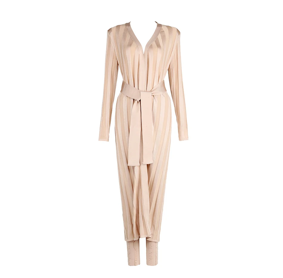 Robes Abricot Gris 2017 Deux Femmes Party Veste Longues Celebrity Automne Définit Manches Nouveau Clubwear Set Manteaux Pièces Noir qqxTpO6