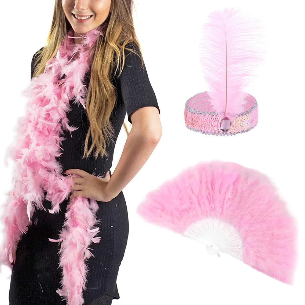 Italian Made Girls Deluxe Pink 1920s 20/'s Flapper Fancy Dress Costume Outfit