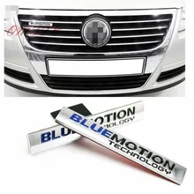 1 PC 3D Chrome Bluemotion Technology Car Stickers for Volkswagen vw Scirocco Touareg Tiguan Golf Jetta Emblem Badge Car styling