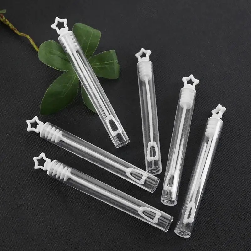 50pcs Empty Bubble Soap Bottles Wedding Birthday Party Children's Toy Baby Shower Bubbles Maker Kids Outdoor Fun Bubble Toy