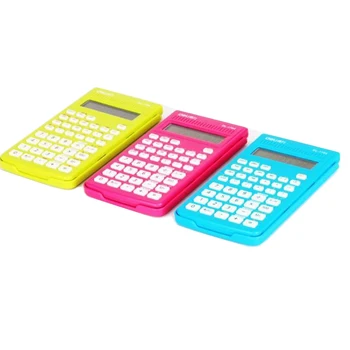 

2018 Limited Calculator Scientific Deli 1704 Large Screen Multicolor With 56 Functions Automatic Shutdown Students
