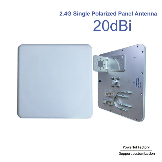 Enhance Your WiFi Signal with the 20dBi Single Polarized Directional Flat Aerial Wall Mount 2.4G Wifi Outdoor Panel Antenna