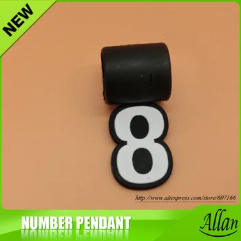 

Wholesale high quality price titanium necklaces number pendants