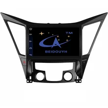 BEIDOUYH 9 inch Android Car GPS navigation for Hyundai Sonata 8th 2010-2014 mirror link/RDS radio/can-bus/OBD2/wifi/DVR/SWC