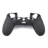 Камуфляж Защитная силиконовая крышка чехол силиконовый рукав для Playstation 4 джойстик для PS4 контроллер - Цвет: Черный