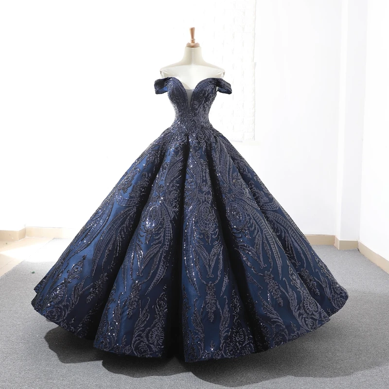 J66661 jancember royal blue quinceanera dresses off the shoulder sweetheart floor length sweet puffy dresses vestido debutante