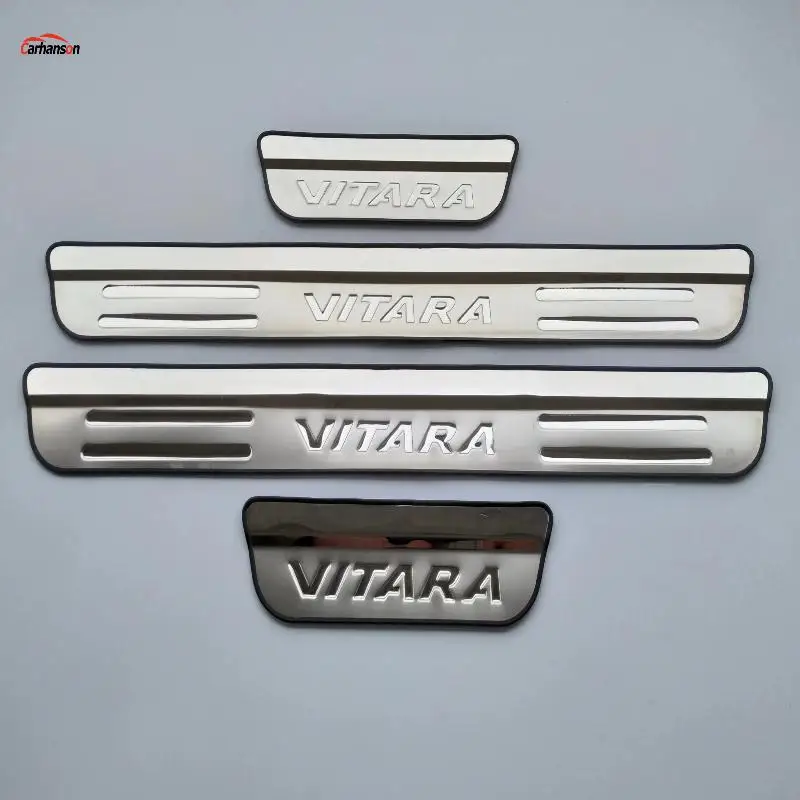 Для 2017 Suzuki Vitara защитная накладка на дверной порог Gaurds нержавеющие двери и