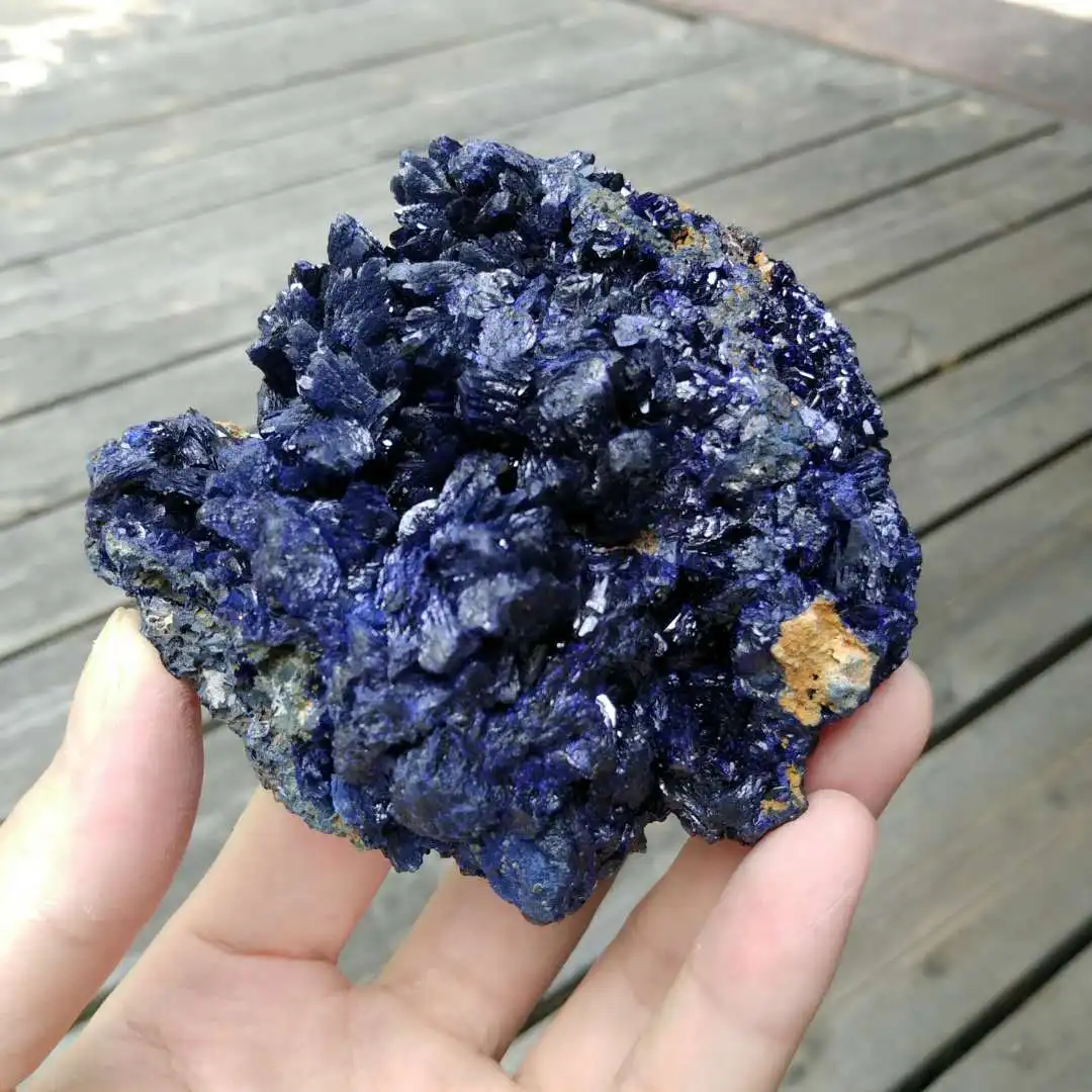 

Healing Azurite stones Raw Azurite Malachite Cluster Rough Malchite Mineral Specimen Sparkling Blue Azurite crystal Decoration