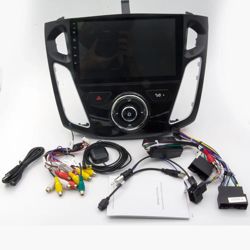 Cheap 9 inch Full Touch Screen Octa Core Android 8.0 Car DVD Player For Ford Focus 3 Focus3 2012 2013 2014 2015 Car Radio With 4GB RAM 5