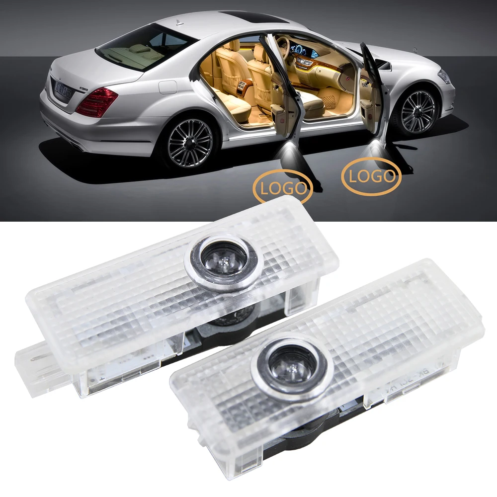 LED Door Courtesy Light Projector Laser Ghost Shadow Lamp with Car Logo