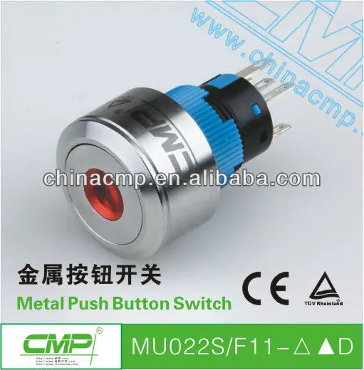 TUV and CE 22mm CMP 2NO2NC Latching pushbutton Dot led switch p67 | Обустройство дома
