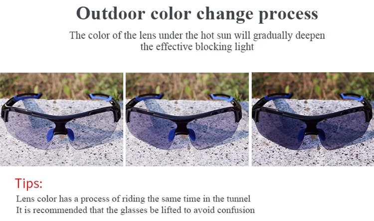 Новые велосипедные фотохромные очки для спорта на открытом воздухе, велосипедные очки, унисекс, анти-УФ, MTB, горные, Обесцвечивающие, велосипедные солнцезащитные очки