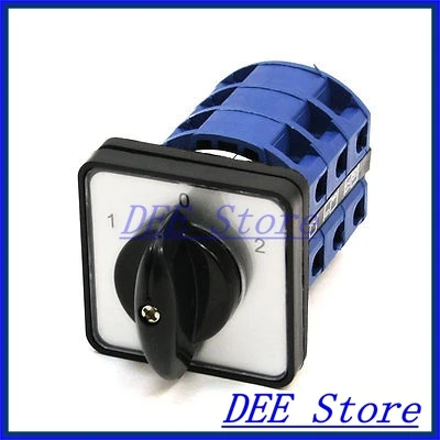 

660V 25A ON/OFF/ON 3 Phase 12 Terminal Rotary Cam Changeover Combination Switch
