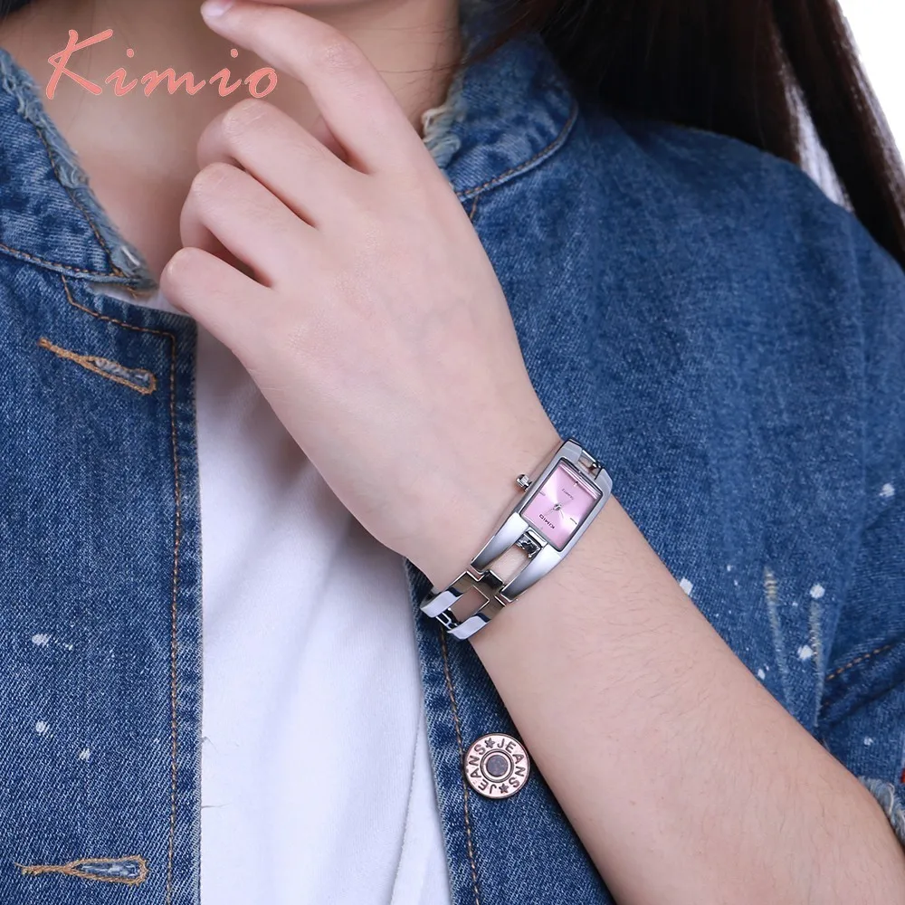 Kimio Woman Watches 2015 Brand Luxury Rectangle Stainless Steel Bracelet Watch For Women Dress Quartz-watch Wristwatches Clock Kimio Woman Watches 2015 Brand Luxury Rectangle Stainless Steel Bracelet Watch For Women Dress Quartz-watch Wristwatches Clock
