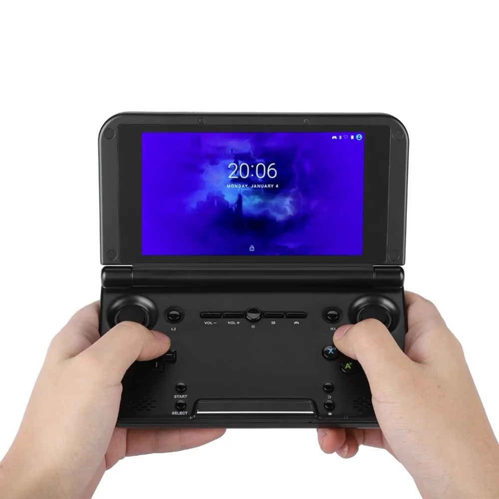GPD XD плюс игровой консоли планшет Ручной игровой планшет PC видео игры 32G ЕС и США Plug 110 V-240 V высококачественные шлепанцы; горячая распродажа - изображение