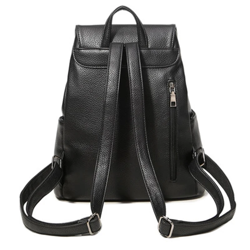 Mochila de cuero para mujer, mochila escolar, mochila para chicas, mochila para Colegio, mochila impermeable, mochila negra para mujer Mochila de cuero para mujer, mochila escolar, mochila para chicas, mochila para Colegio, mochila impermeable, mochila negra para mujer