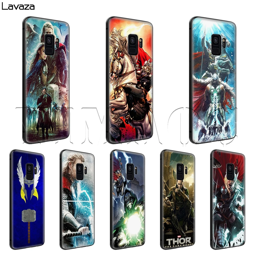Lavaza Тор бог грома Мстители чехол для Samsung Галактики S6 S7 край J6 S8 S9 S10 плюс A3 A5 A6 A7 A8 A9