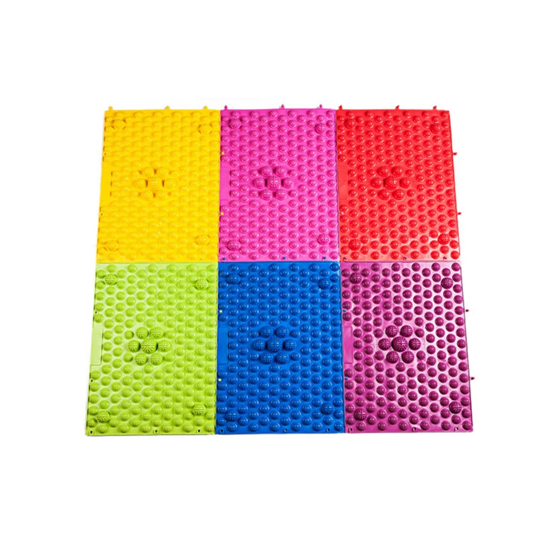 Durable Foot Care Massage Pad Acupuncture Therapy Toe Pressure Blood Circulation Board Finger Press Foot Plantar 25*30cm