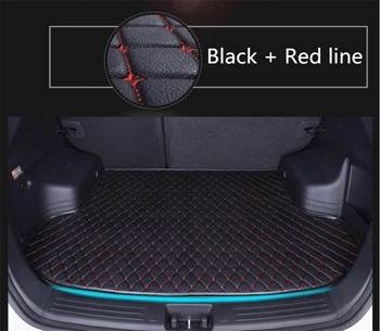 

Auto Cargo Liner Trunk Mats For Mercedes-Benz W205 C63 C180-C450 2015-2018 Boot Mat High Quality Brand New Embroidery Leather