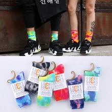 Осенне-зимние нейтральные цветные носки с завязками хлопковые носки с грубой линией носки теплые модные повседневные хлопковые носки 11,6