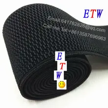 Утолщенная 75 мм цветная эластичная лента черная лента 5 ярдов/партия, эластичная тесьма, материал ремня оптом и в розницу