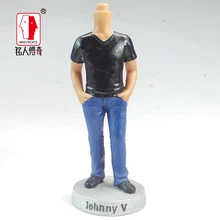 cake topper birthday gift Custom portrait doll custom personalized custom real clay dolls fixed body DR119 resin