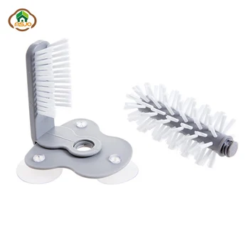 

MSJO Cup Cleaner Glass Bottles Wash Sink Drink Water Household Cleaning Brush Scrubber Mug Wine Suction Cup Kitchen Accessories