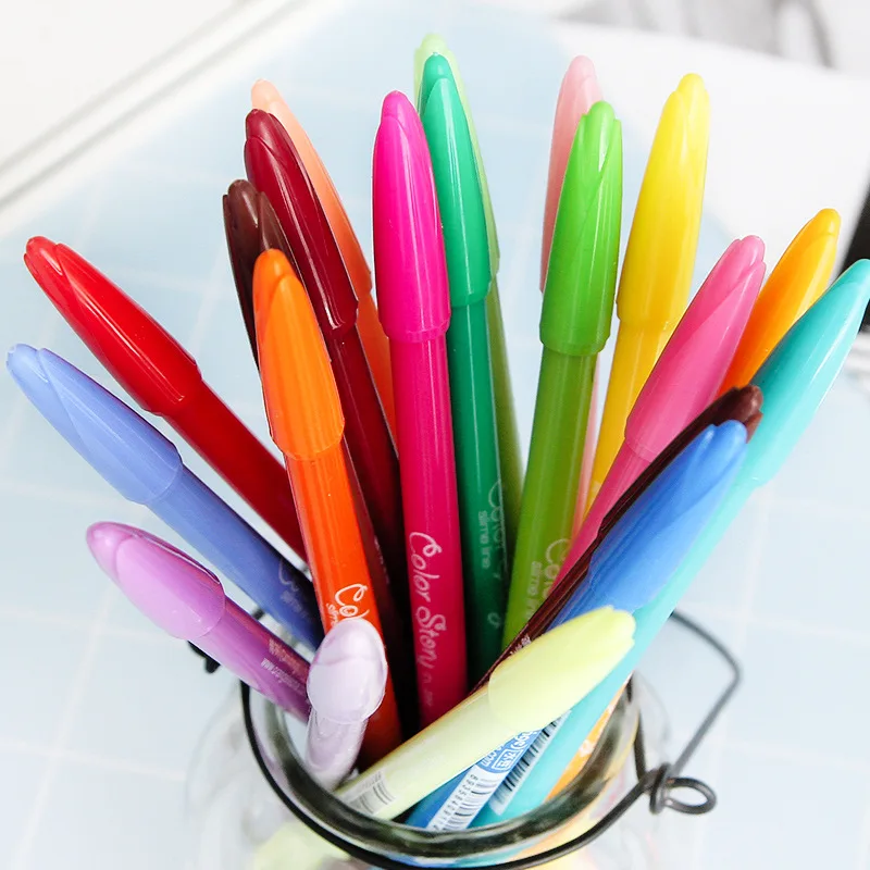 24Pcs Fineliner Pens Color Set Markers Tool For Art Painting Kids Gift Quality